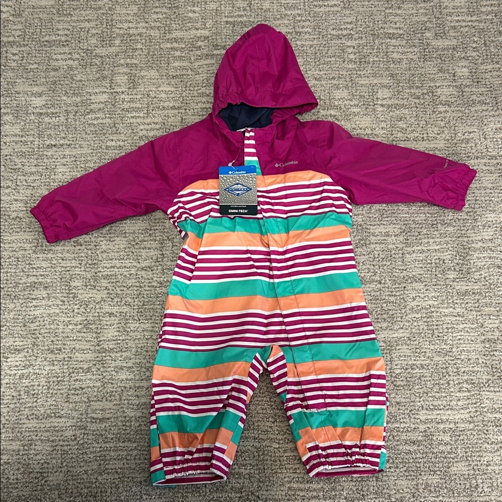 Columbia Kids' Multicolor Striped Rain suit